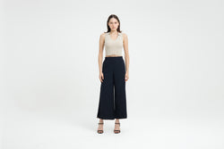Black Slit Cullotes