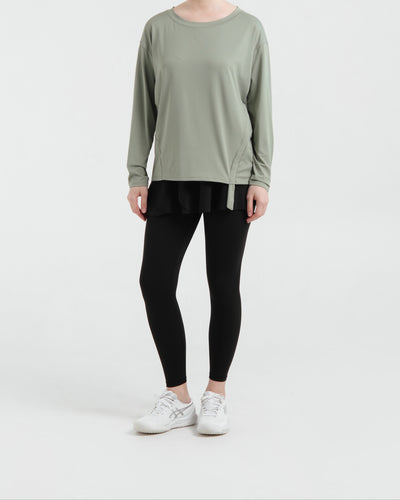 SAMPLE Sale Ruched Long Sleeve Top