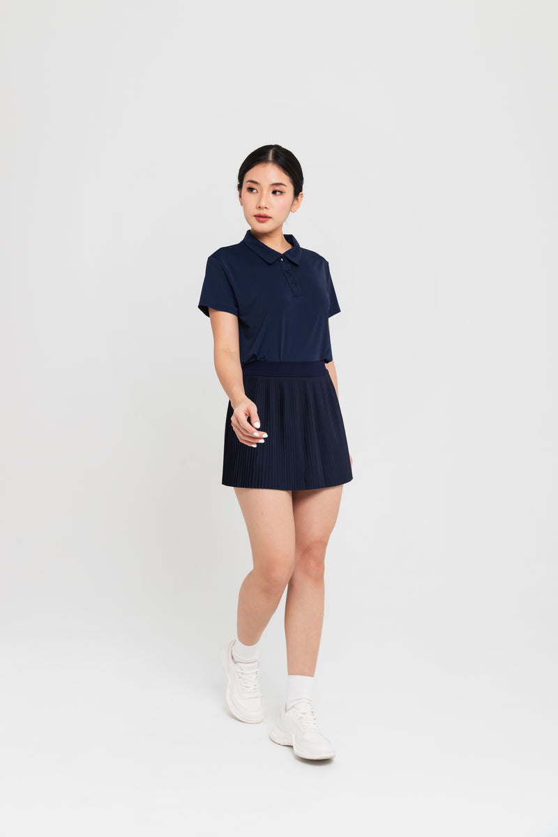 Navy Lite Polo Top