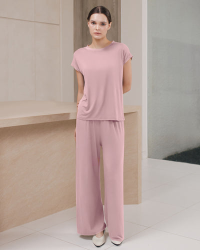 Blush Airy Bamboo Cozy Set