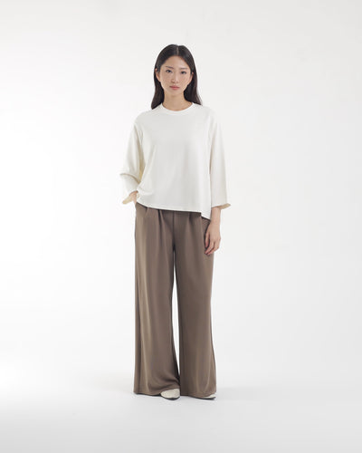 Taupe Ultrasoft Bamboo Flowy Pants