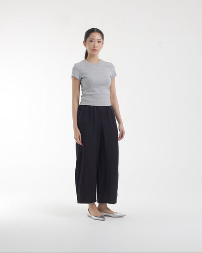 Black Boa Pants