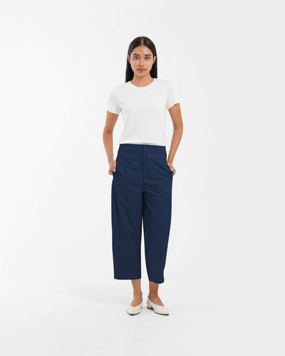 Navy Jules Tapered Pants