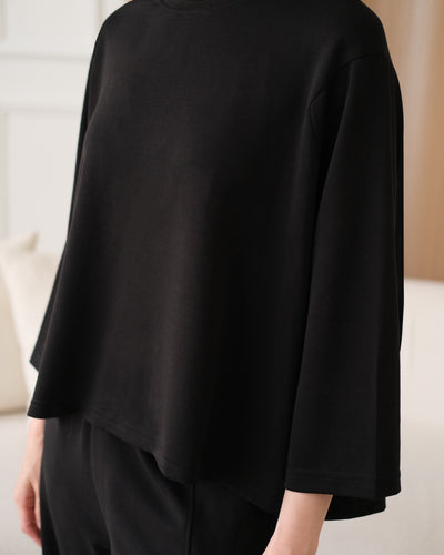 Black Ultrasoft Bamboo Top