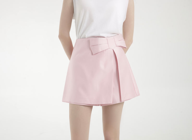 Blush Bow Skorts