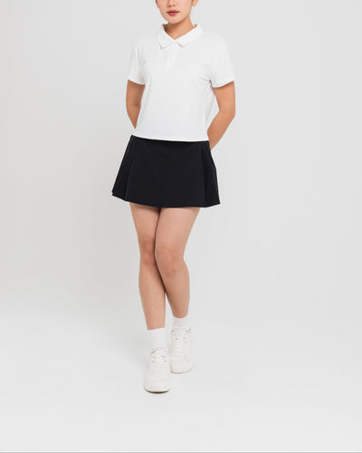 White Lite Polo Top