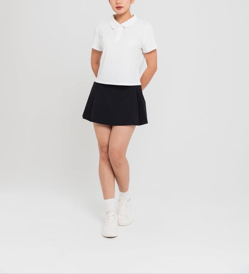 White Lite Polo Top