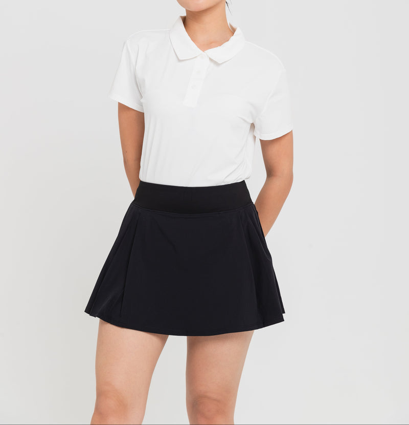 White Lite Polo Top