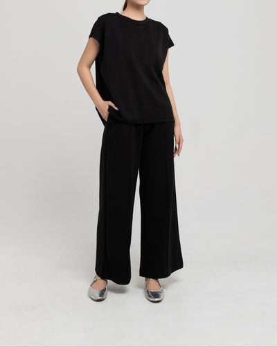 Black Bamboo Lyocell Daily Long Set