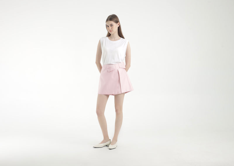Blush Bow Skorts