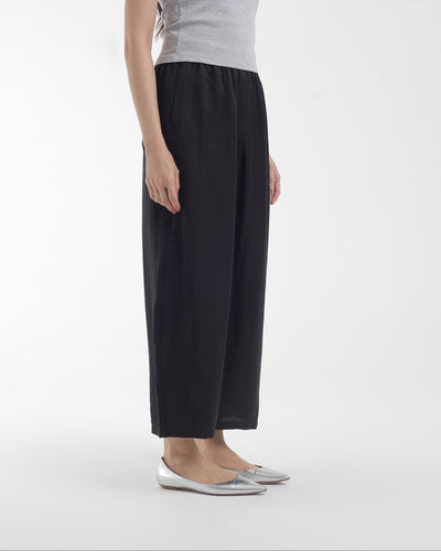 Black Boa Pants