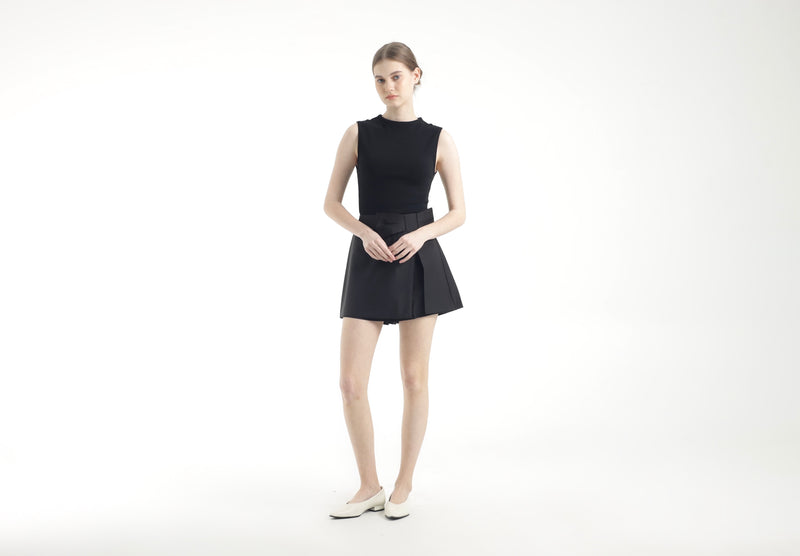 Black Bow Skorts