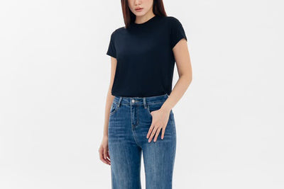 Black Essential Bamboo T-Shirt