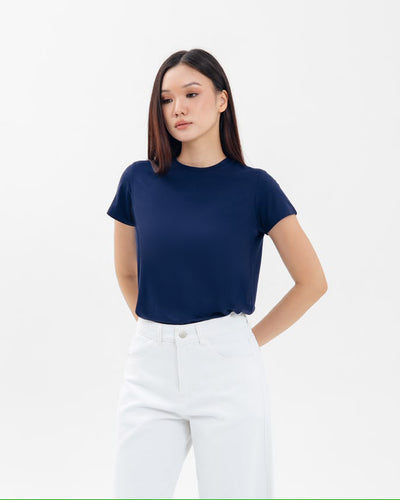 Navy Essential Bamboo T-Shirt