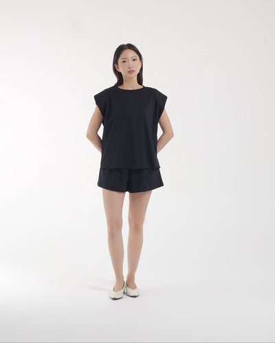 Black Penelope Bamboo Cotton Set