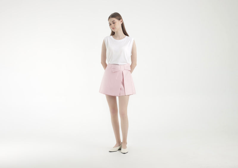 Blush Bow Skorts