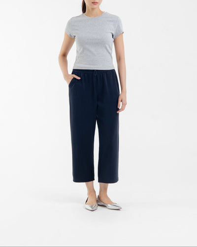 Navy Ultrasoft Bamboo Capri Pants