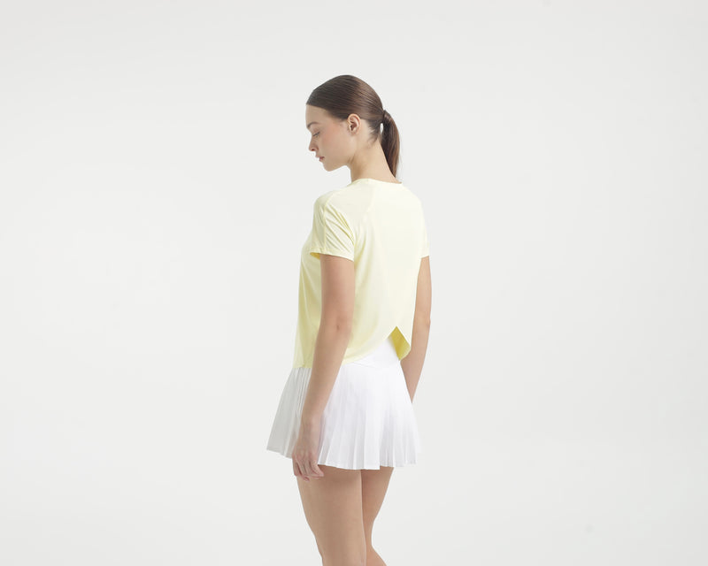 Lemon Criss Cross Top