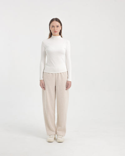 Cream Ultrawarm Winter Relaxed Pants