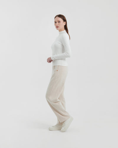 Cream Ultrawarm Winter Relaxed Pants