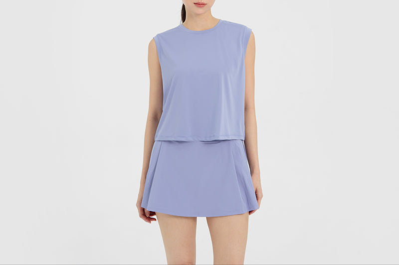 Periwinkle Breeze Bamboo Tank Top