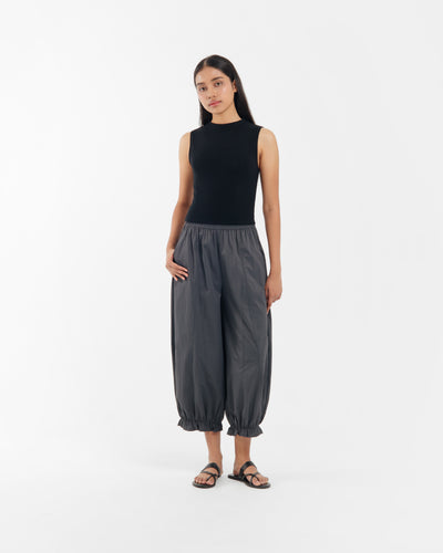Grey Frilled Harem Pants