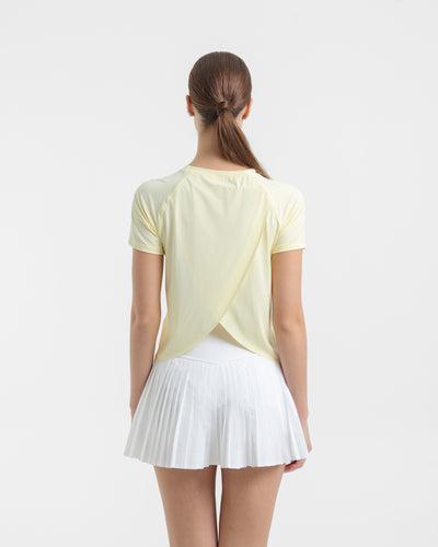 Lemon Criss Cross Top