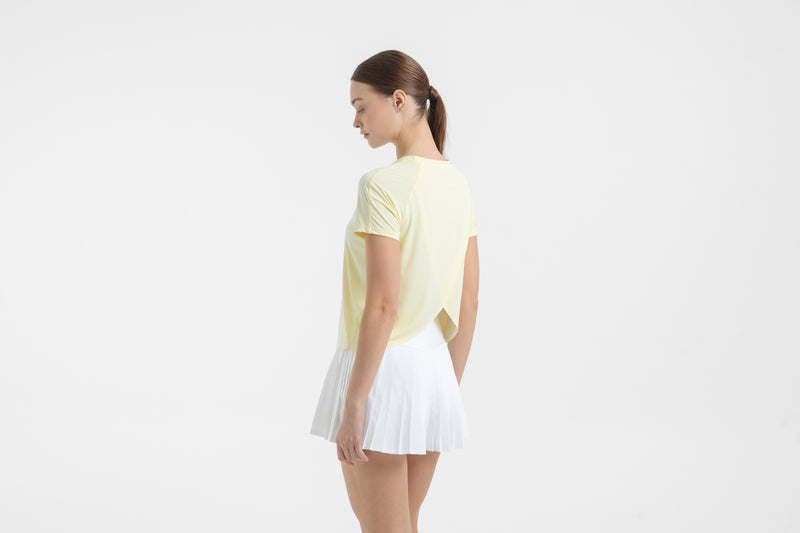 Lemon Criss Cross Top