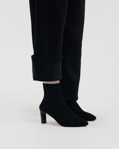 Black Soft Fleece Winter Pants