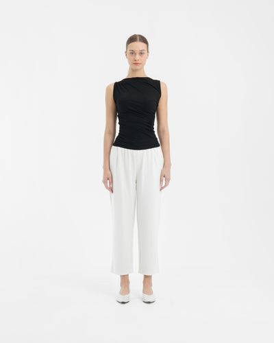 White Ultrasoft Bamboo 2.0 Relaxed Pants