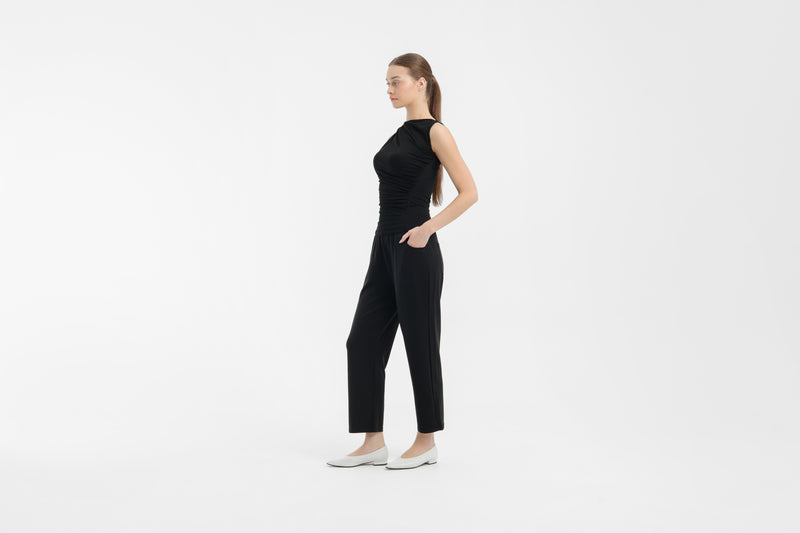Black Ultrasoft Bamboo 2.0 Relaxed Pants