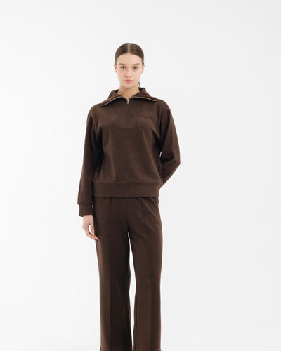 Brown Soft Fleece Winter Set