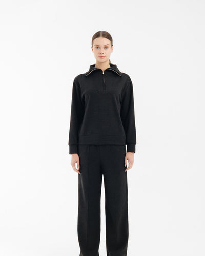 Black Soft Fleece Winter Set