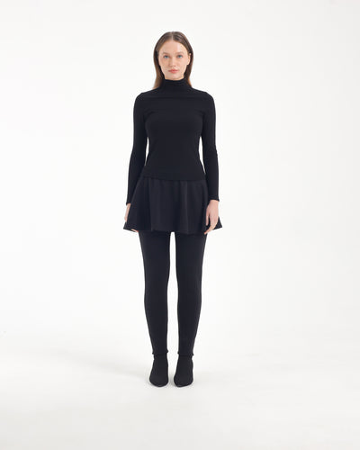 A-Line Skirt Winter Leggings