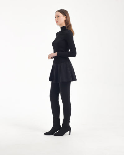 A-Line Skirt Winter Leggings