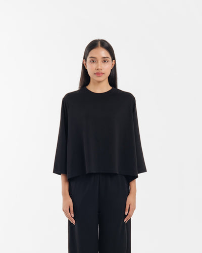 Black Ultrasoft Bamboo Top