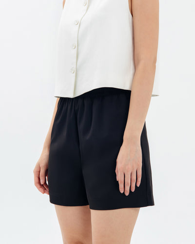 Black Daily Bamboo Shorts