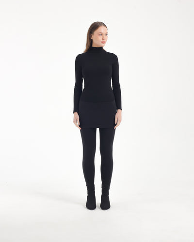 Straight Skirt Winter Leggings