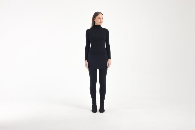 Straight Skirt Winter Leggings