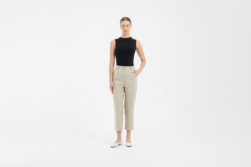 Tan Capri Pants