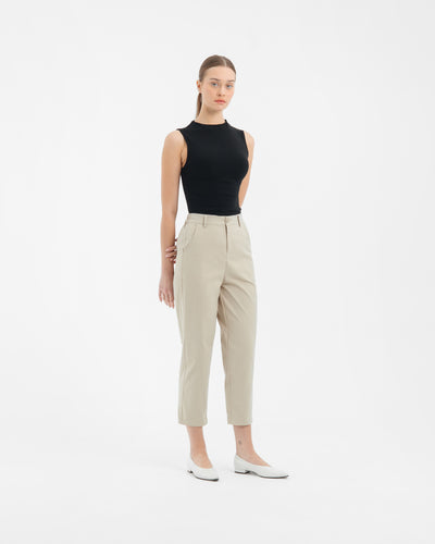 Tan Capri Pants