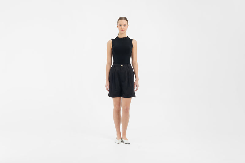 Black Capri Shorts