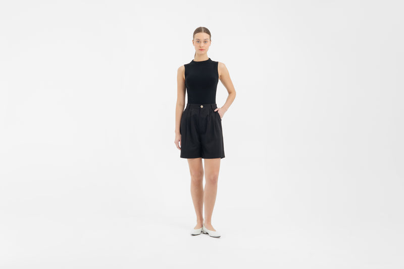 Black Capri Shorts