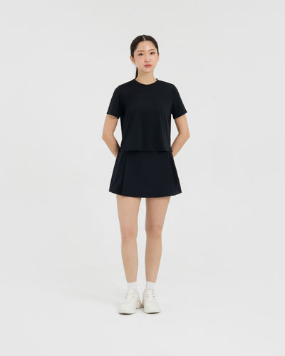 Black Breeze Bamboo Short Sleeve Top