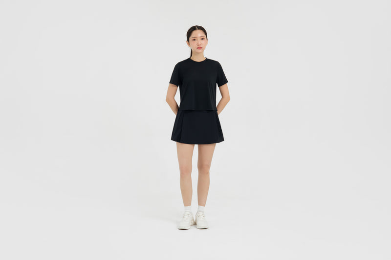 Black Breeze Bamboo Short Sleeve Top