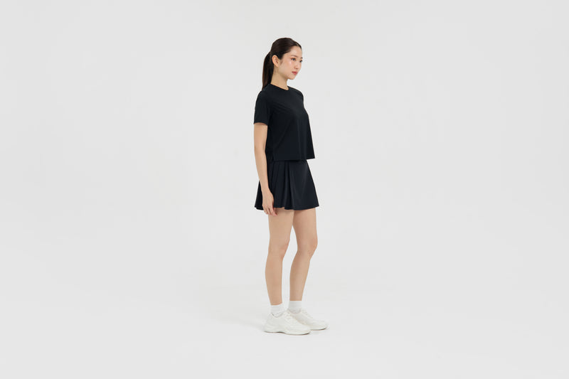Black Breeze Bamboo Short Sleeve Top