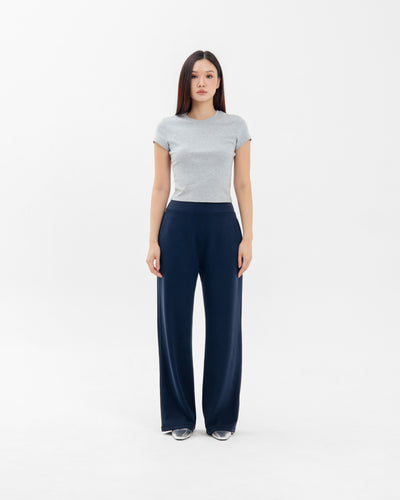 Navy Ultrasoft Bamboo Seamless Pants