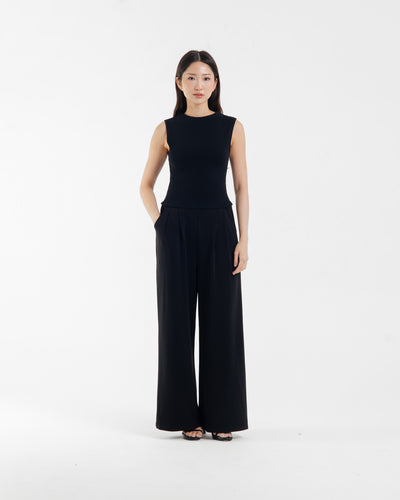 Black Ultrasoft Bamboo Flow Pants