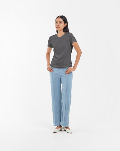 Dark Grey Bamboo Cotton T-Shirt