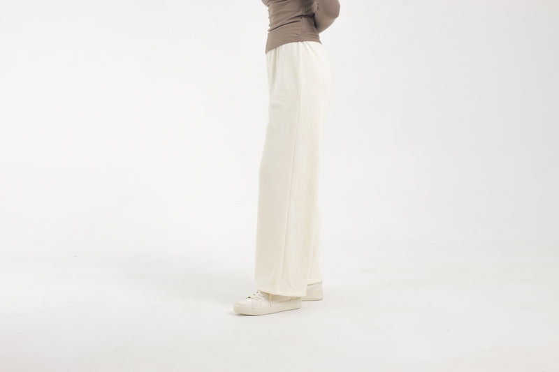 Cream Ultrasoft Winter Loose Pants